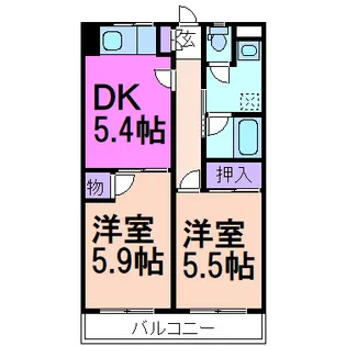 ライブハウスII【3階】の間取り