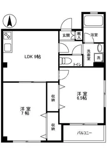 メルヴェーユハウスIV【3階】の間取り
