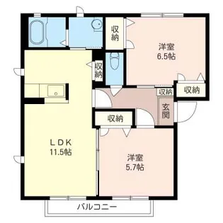アネックス II【2階】の間取り