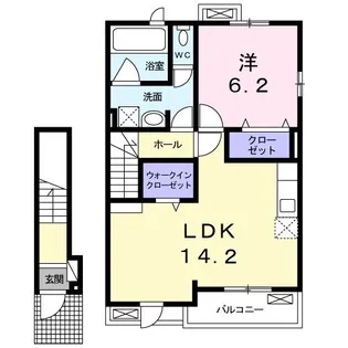ブリリアント【2階】の間取り