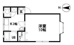 マーセルロンドA棟【1階】の間取り