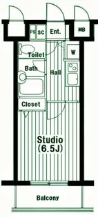 ガラステージ目黒【3階】の間取り