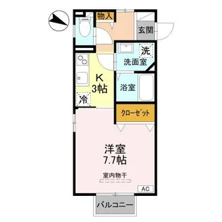 ウィット寺町【2階】の間取り