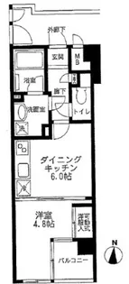 アエリア南青山【2階】の間取り