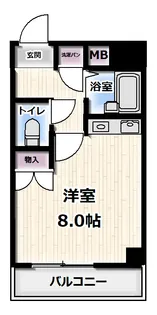 ライラックビル【6階】の間取り