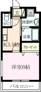 フルムーンハイムI【1階】の間取り