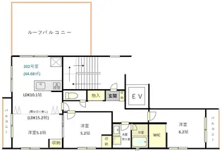 ベーシズ・アネックス【2階】の間取り