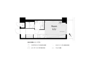 ライオンズマンション新宿東公園【2階】の間取り