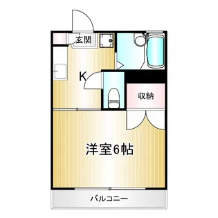 パークサイド駒沢B棟【1階】の間取り