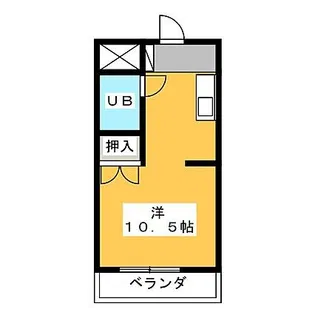 第二ビューハイツ兄山【5階】の間取り