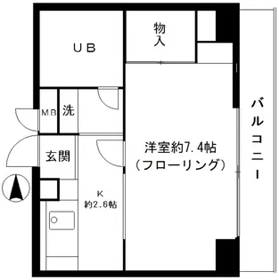 サンイーストひぐち【2階】の間取り
