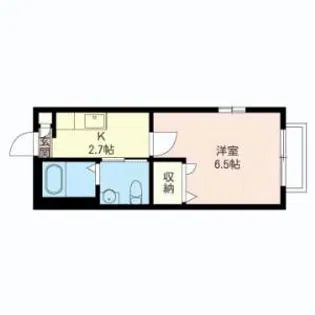 グローリア田柄【2階】の間取り