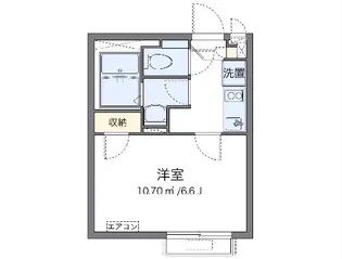 クレイノ志賀屋【3階】の間取り