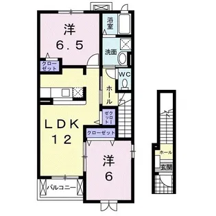 レジェンドA【2階】の間取り