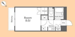 パレス・ベラージオ【2階】の間取り