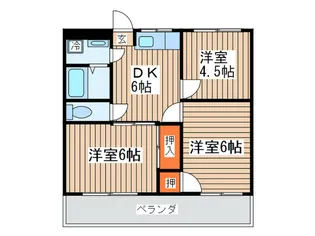 グリ-ンヒルタカハシ【2階】の間取り