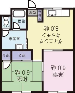メゾン立木【2階】の間取り