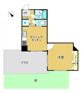 カステッロデルソーレフルヤ【1階】の間取り