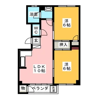 グリーンハイツ【3階】の間取り