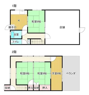 愛媛県新居浜市坂井町3【一戸建】の間取り