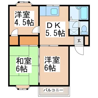 スクエアM1【1階】の間取り