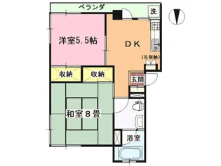 杉山マンション【4階】の間取り