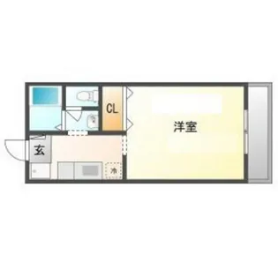 1Kの間取り画像