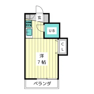 アーバンドウェル川名山【3階】の間取り