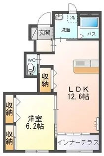アイリス榎平【1階】の間取り