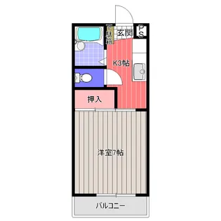 広瀬ハイツ【2階】の間取り