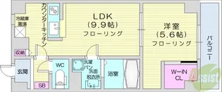 ティンクホーム【2階】の間取り