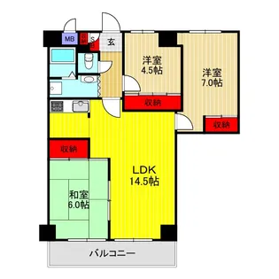 T s garden 蕨III【2階】の間取り