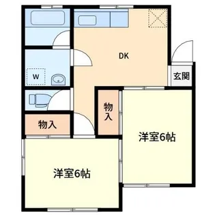 ホワイトパレス【2階】の間取り