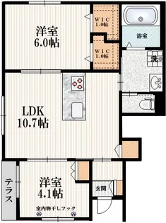 東京都北区岸町2【マンション】の間取り