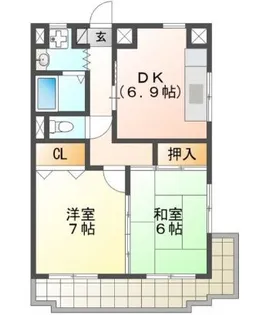 ウェーブ28【3階】の間取り