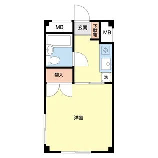 サニーハイツ津田沼【2階】の間取り