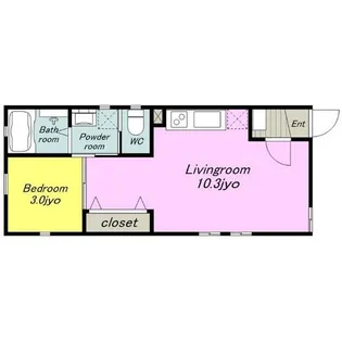 愛知県名古屋市中区新栄2【アパート】の間取り