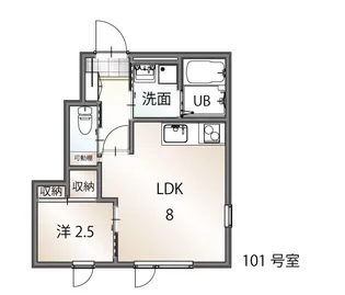 山猫荘【1階】の間取り