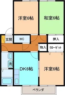 プレジャーズ21 A棟【2階】の間取り