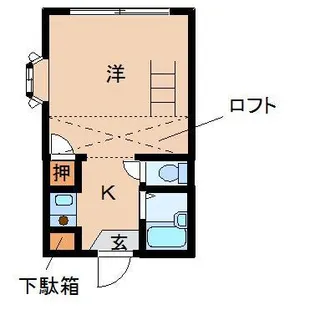 ロイヤル錦町【1階】の間取り