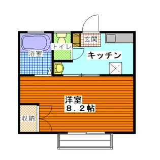 茨城県ひたちなか市外野2【アパート】の間取り