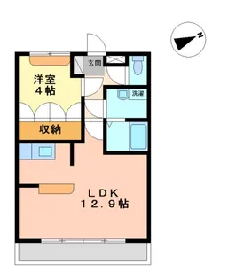ウイステリアハウス【2階】の間取り