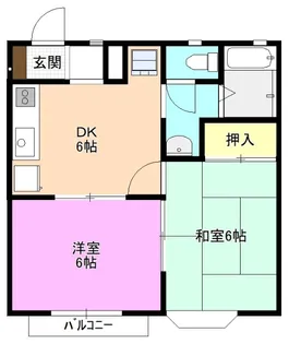 ミスズハイツ【1階】の間取り