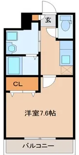 1Kの間取り画像