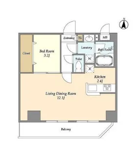 アルファコート下赤塚【3階】の間取り