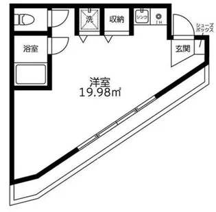 東京都日野市三沢4【マンション】の間取り
