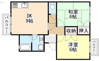 ベルサス坊城【3階】の間取り