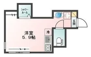 グランツコート目白【1階】の間取り