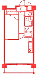 1LDKの間取り画像