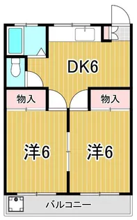 コーポ栄【3階】の間取り